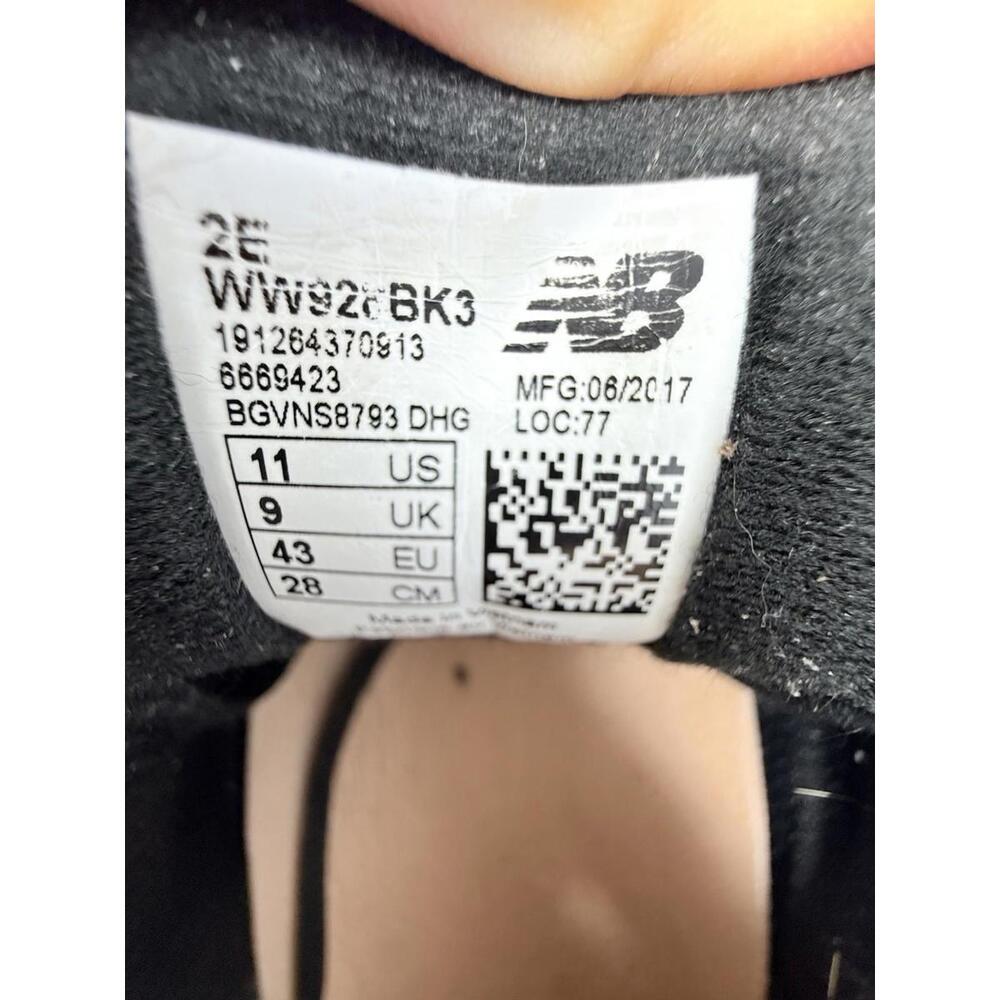 New Balance 928V3 WW828BK3 Black Walking Shoes Size Women 11 2E, Men 9.5 - Picture 6 of 7